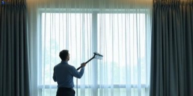 Commercial drapes cleaning service berrinba hotels offices